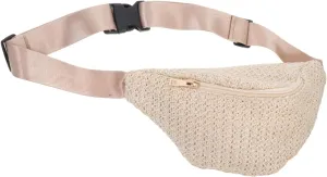 BESPORTBLE Mini Fanny Pack Straw Crossbody Bags for Women Summer Fanny Bag Simulation Straw