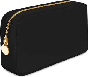 Cosmetic bag Makeup storage, travel makeup pouch- (Black, Medium)