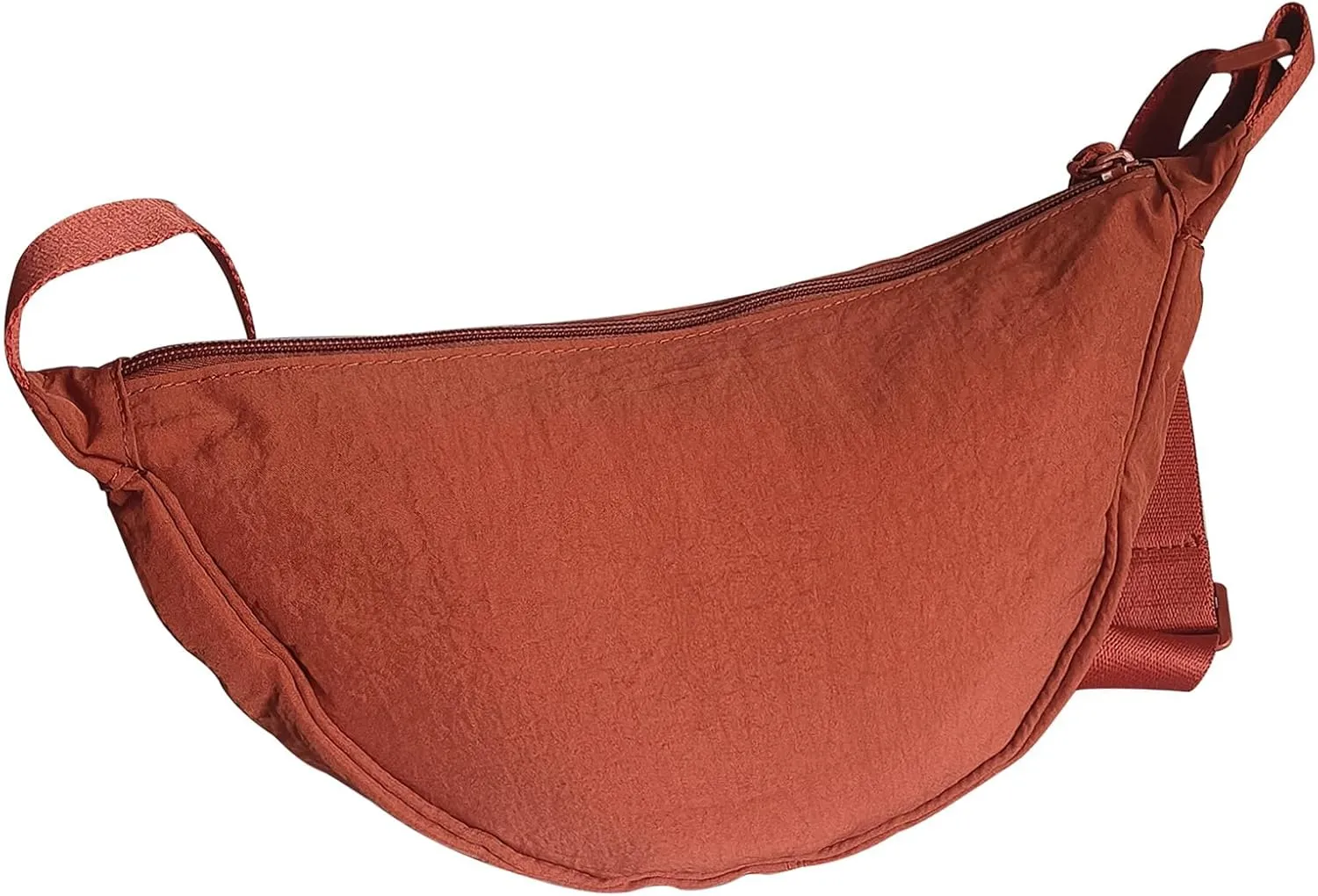 Crescent Bag for Women Men Small Nylon Crossbody Lightweight Shoulder Purse Travel Waist Bag