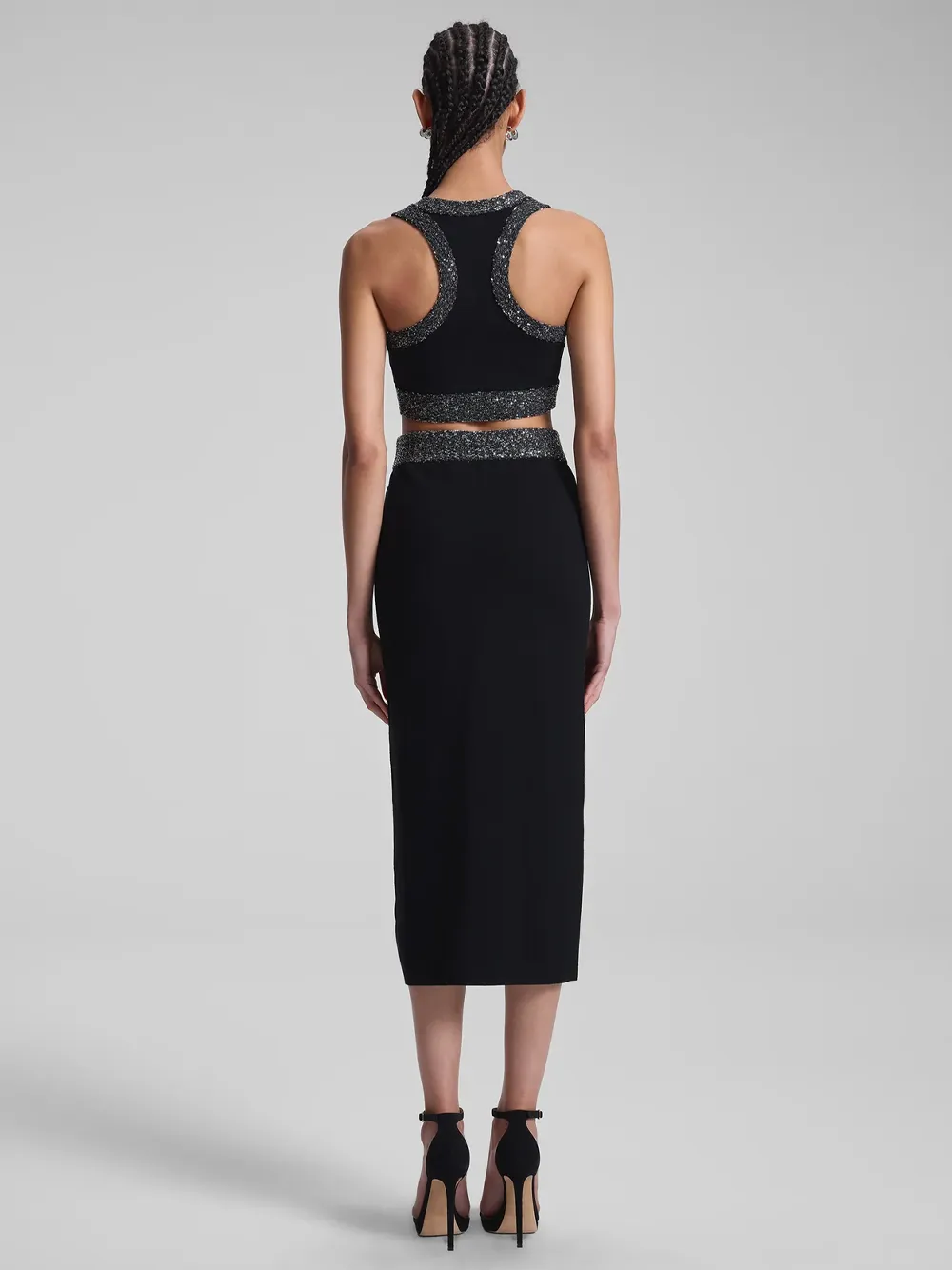 Elle Sequined Embellished Bra