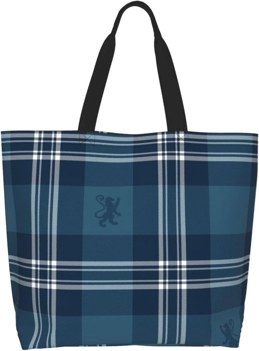 Elliot Ancient Tartan Tote Bag For Women Weekender Travel Bag Reusable Grocery Bags Large Totes Handbags
