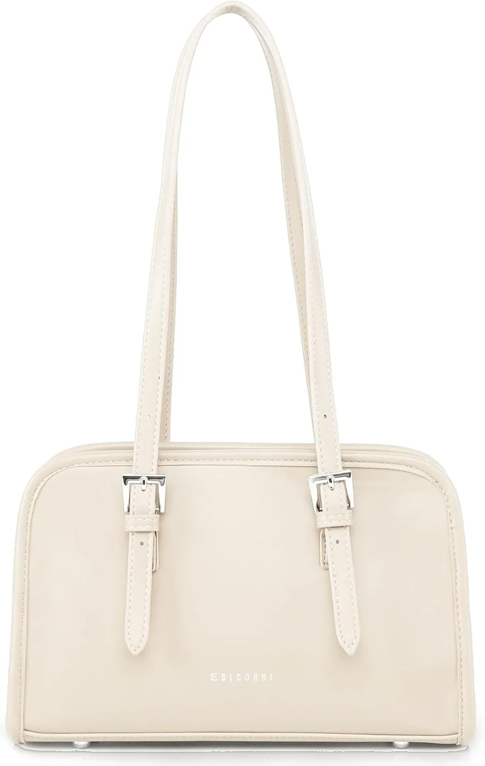 Eslcorri Small Shoulder Handbag Armpit Bag for Women, Cute Leather Clutch Purse Zipper Closure Trendy Designer Lady Hobo Bag