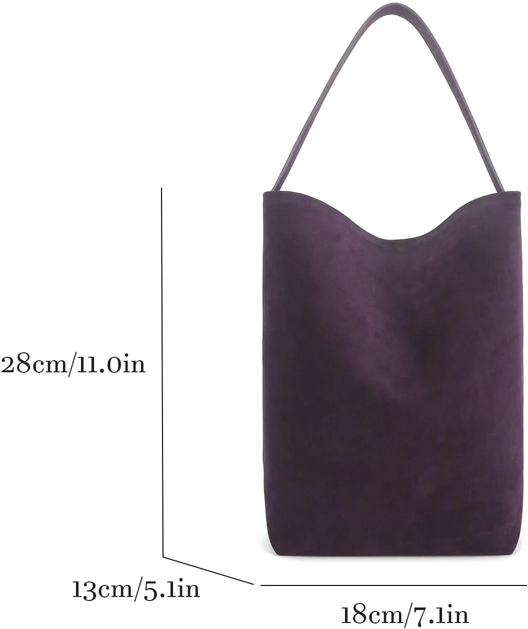 Fashion Suede Leather Bucket Bag,Retro Large Top Handle Handbags and Designer Purses for Shopping Travel School
