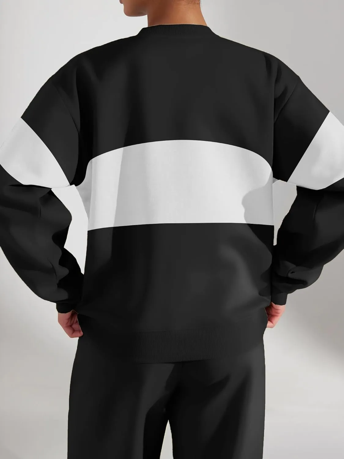 FUPHINE Women's Two Piece Oversized Loose Outfits Pullover & Pants Sweatsuits Lounge Sets