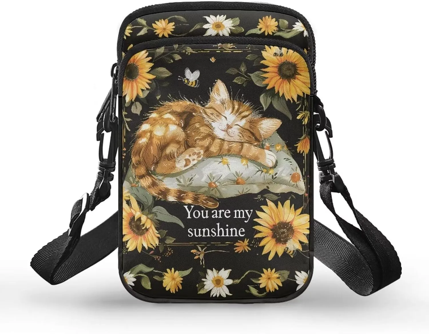Girls Crossbody Bag, Mini Shoulder Bags Waist Pouch Sling Bag with Front Pocket