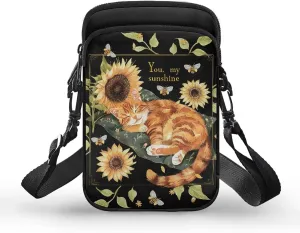 Girls Crossbody Bag, Mini Shoulder Bags Waist Pouch Sling Bag with Front Pocket