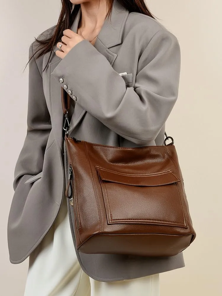 Hobo Purses for Women 2025 PU Leather Large Shoulder Bags Tote Handbags Satchel Multi Pockets for Everyday & Travel