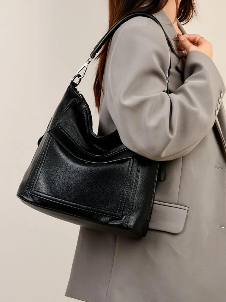 Hobo Purses for Women 2025 PU Leather Large Shoulder Bags Tote Handbags Satchel Multi Pockets for Everyday & Travel