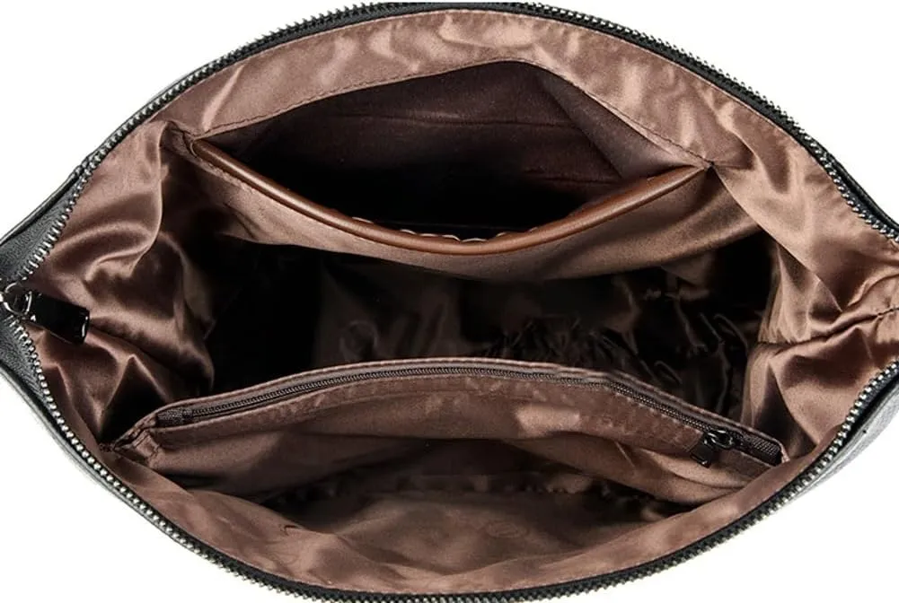 Hobo Purses for Women 2025 PU Leather Large Shoulder Bags Tote Handbags Satchel Multi Pockets for Everyday & Travel