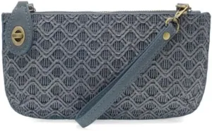 Joy Susan Women's Fashion Purse Lattice Woven Mini Crossbody Wristlet Clutch Hand Bag