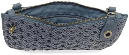 Joy Susan Women's Fashion Purse Lattice Woven Mini Crossbody Wristlet Clutch Hand Bag