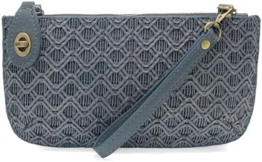 Joy Susan Women's Fashion Purse Lattice Woven Mini Crossbody Wristlet Clutch Hand Bag