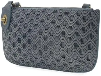 Joy Susan Women's Fashion Purse Lattice Woven Mini Crossbody Wristlet Clutch Hand Bag