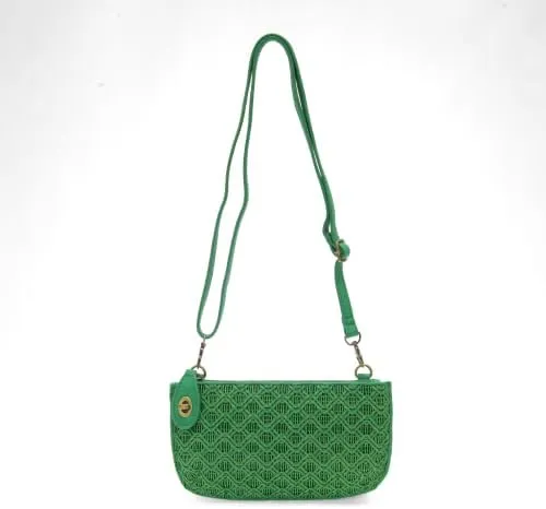Joy Susan Women's Fashion Purse Lattice Woven Mini Crossbody Wristlet Clutch Hand Bag