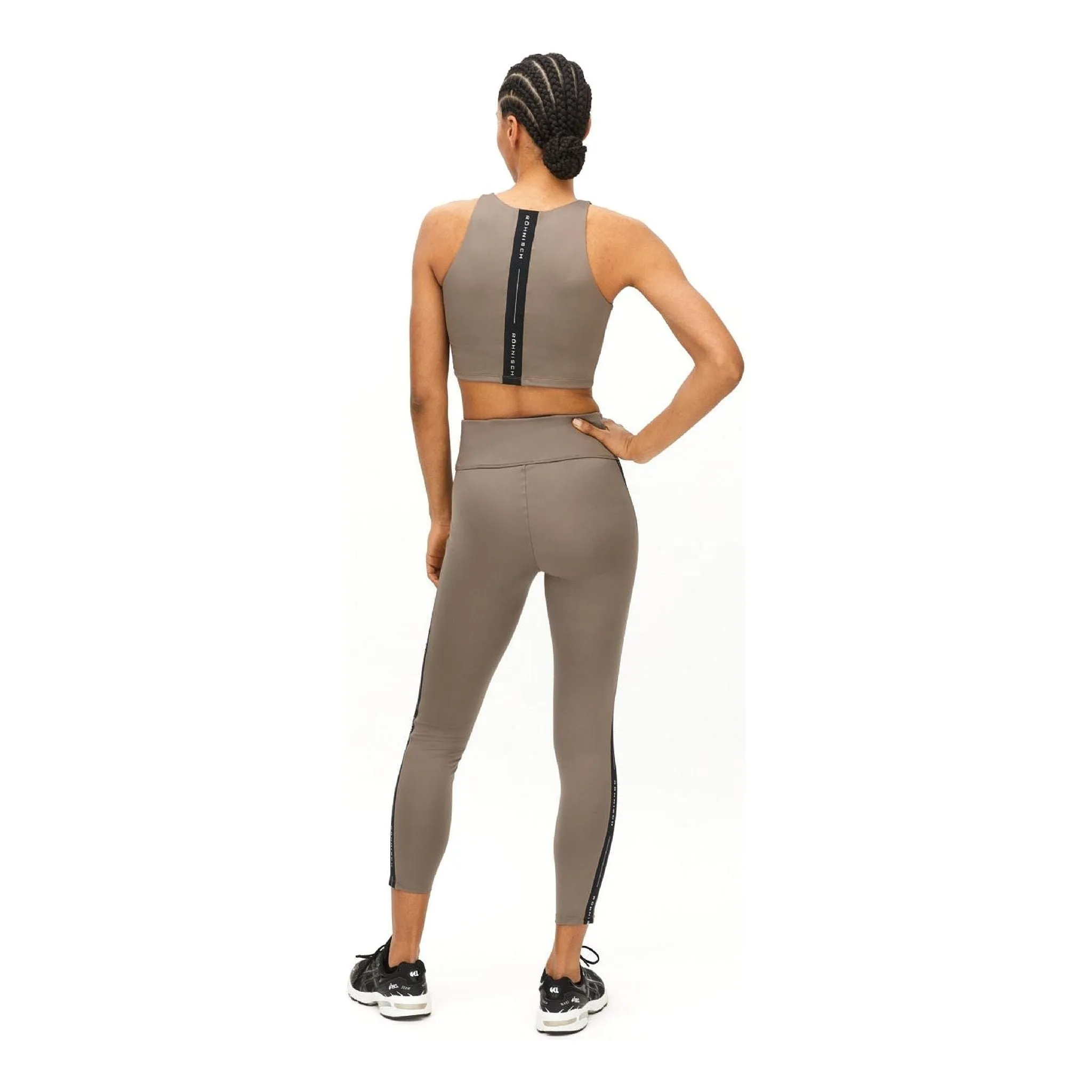 Kay Premium High Waist Tights, Wood