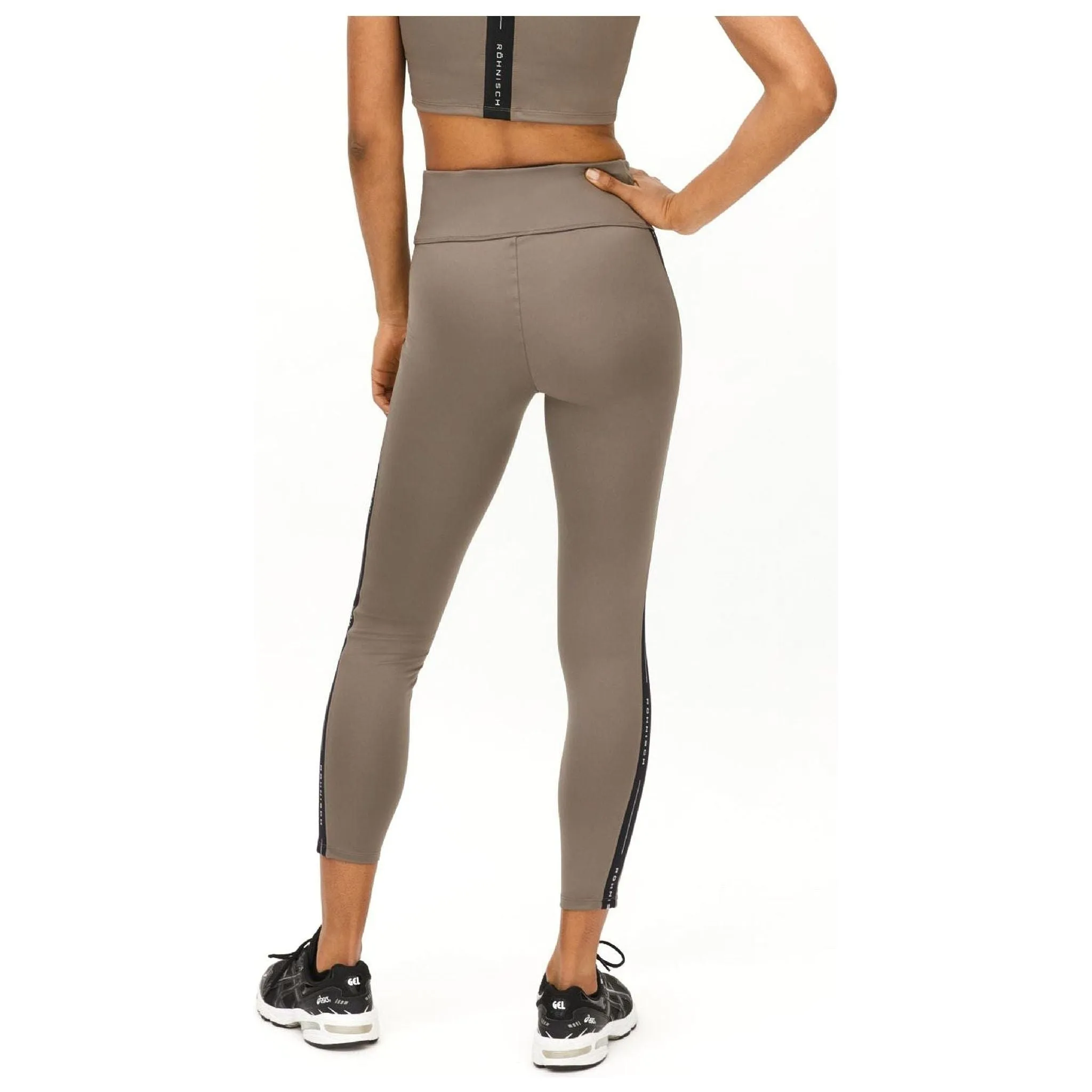 Kay Premium High Waist Tights, Wood