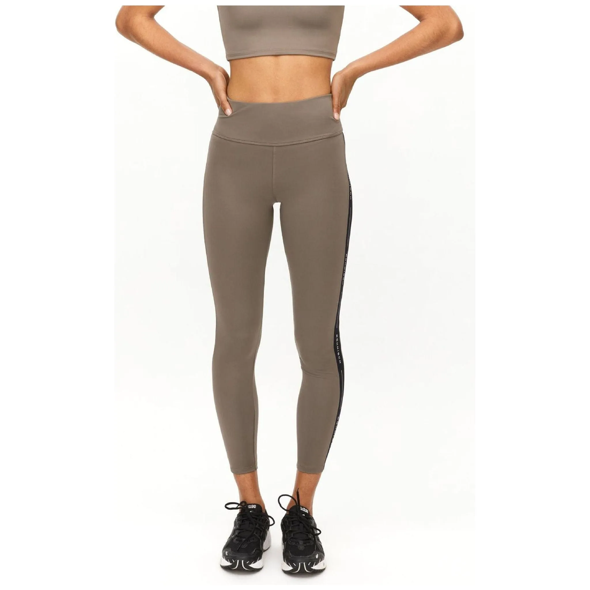 Kay Premium High Waist Tights, Wood
