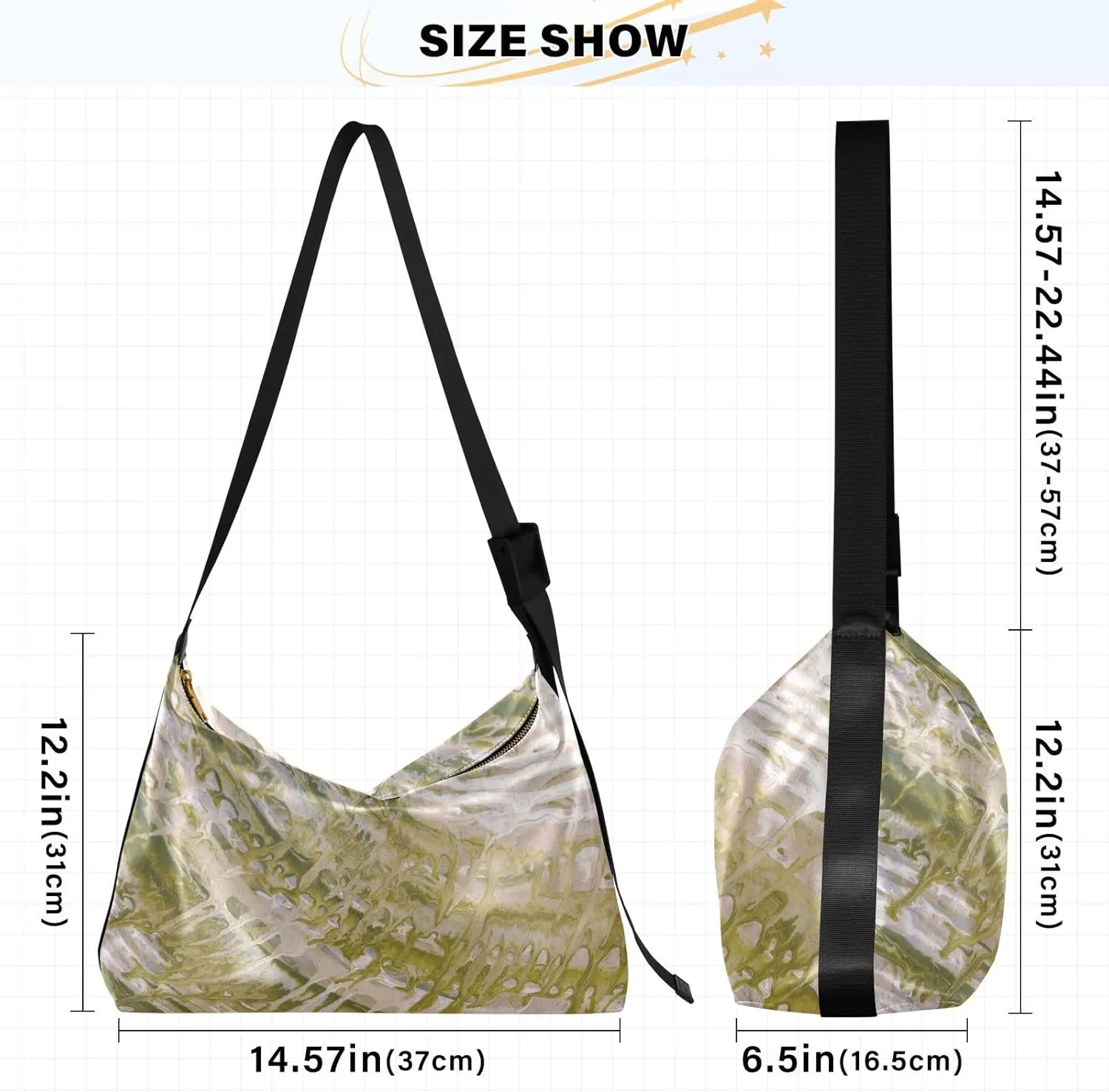 large Shoulder Bags Crossbody Purses Leather Handbag Clutch Hobo Purse for Women&Men T12