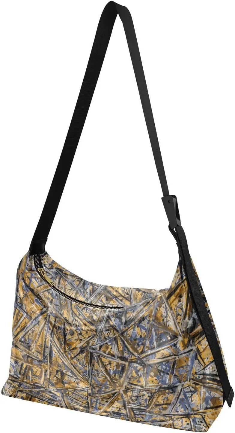 large Shoulder Bags Crossbody Purses Leather Handbag Clutch Hobo Purse for Women&Men T12