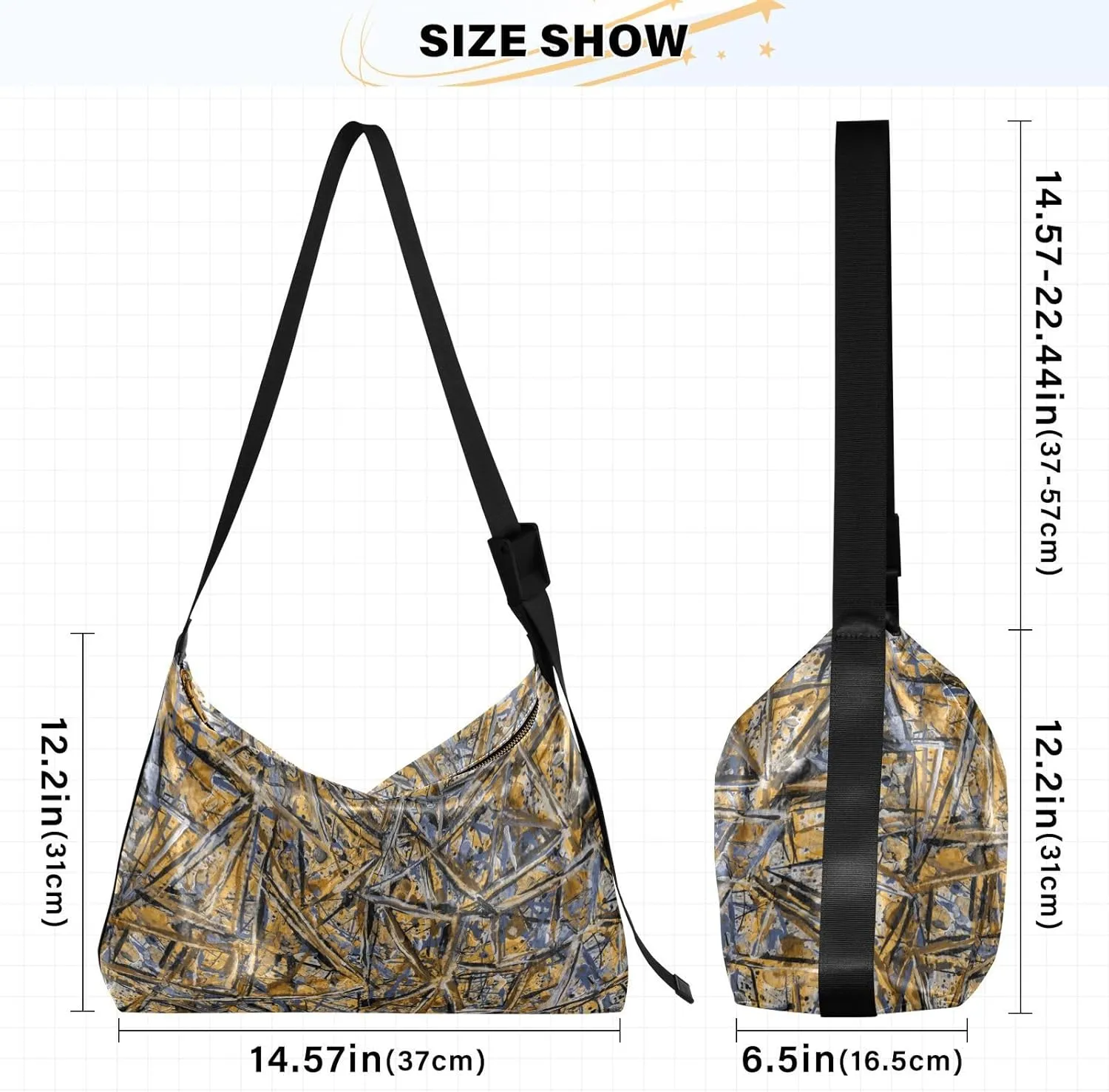 large Shoulder Bags Crossbody Purses Leather Handbag Clutch Hobo Purse for Women&Men T12
