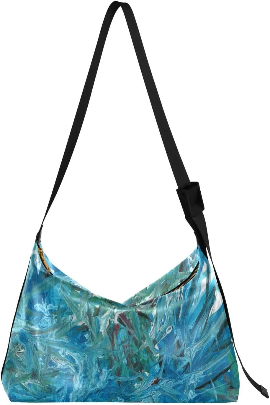 large Shoulder Bags Crossbody Purses Leather Handbag Clutch Hobo Purse for Women&Men T15
