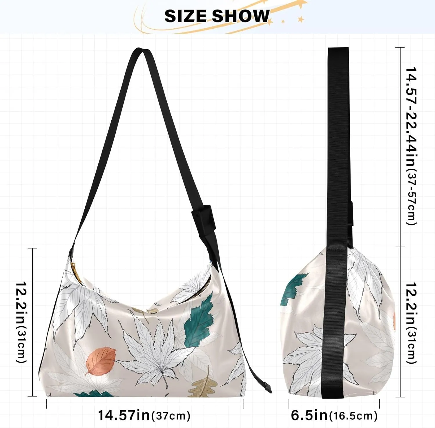 large Shoulder Bags Crossbody Purses Leather Handbag Clutch Hobo Purse for Women&Men T6