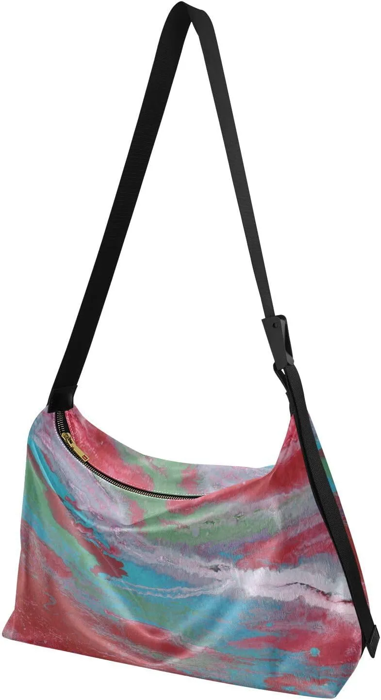 large Shoulder Bags Crossbody Purses Leather Handbag Clutch Hobo Purse for Women&Men T9