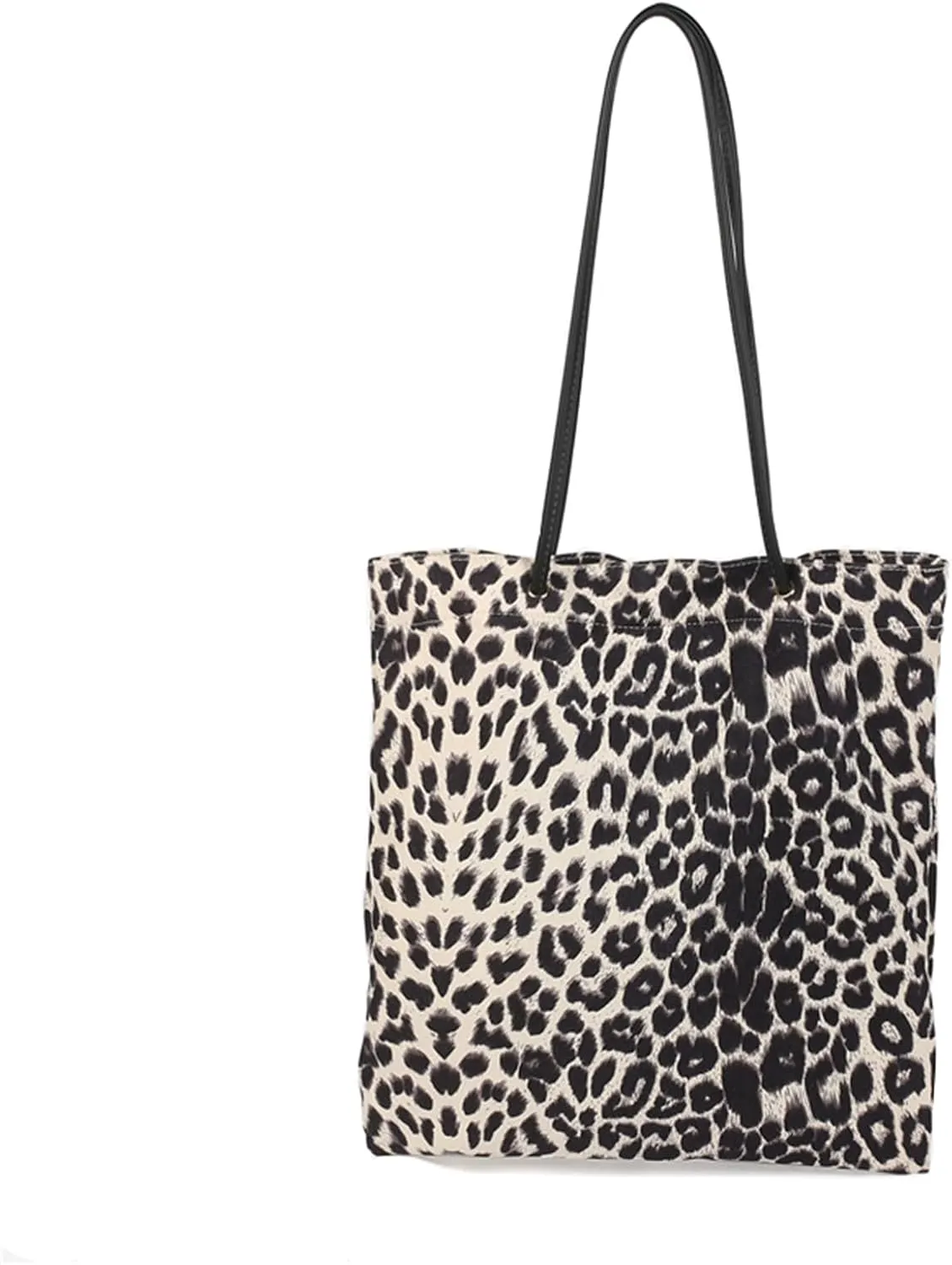 Leopard Tote Bag Cheetah Print Hobo Bag Large Shoulder Bag Tote Handbag Women Reusable Grocery Shopping Bag
