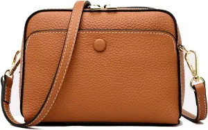 Messenger Bags Women Satchel Handbags Leather Crossbody Bag Purse Handbag Real Leather Small Vintage Adjustable Shoulder Bag
