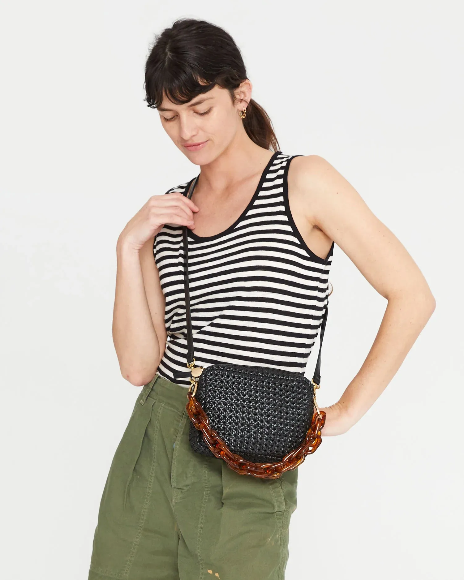 Midi Sac (Black Rattan)