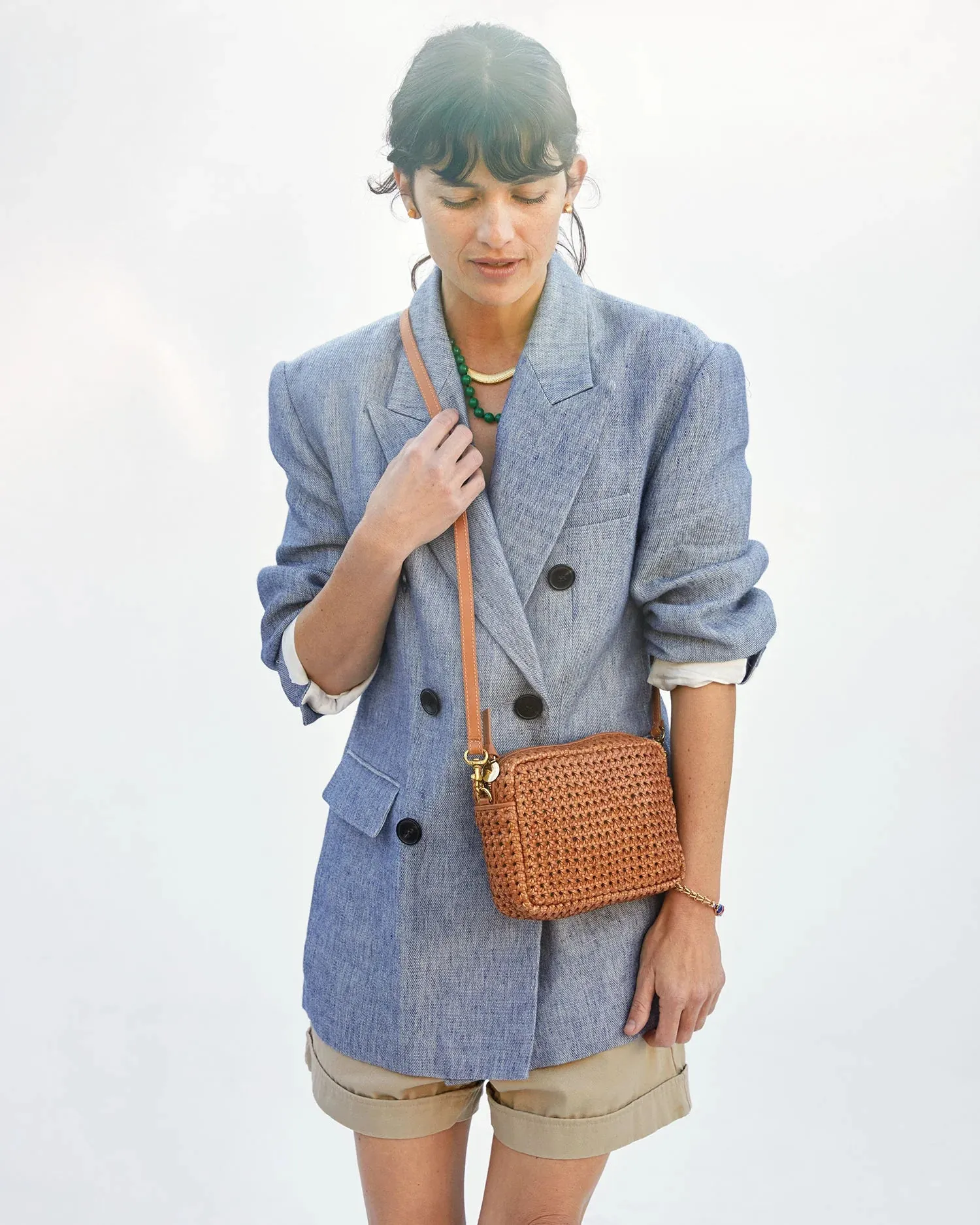 Midi Sac (Tan Rattan)