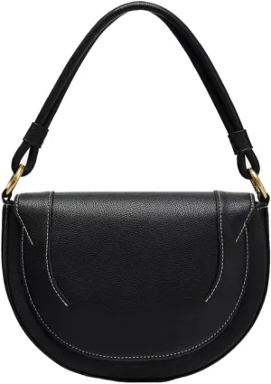 Mini Shoulder Bags for Women Trendy Saddle Purse Tote Bag Vintage Crossbody Handbag Top Handle Clutch Leather Underarm Purse