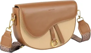 Mini Shoulder Bags for Women,Trendy Saddle Purse,Small Crossbody Bag,Cute PU Leather Clutch Purses Crossbody Handbags