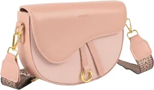 Mini Shoulder Bags for Women,Trendy Saddle Purse,Small Crossbody Bag,Cute PU Leather Clutch Purses Crossbody Handbags