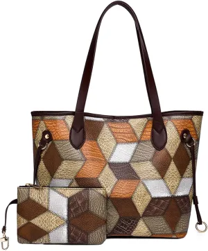 NOTAG Women Tote Bags Large Shoulder Bags Top Handle Satchel Purse with Small Wallet