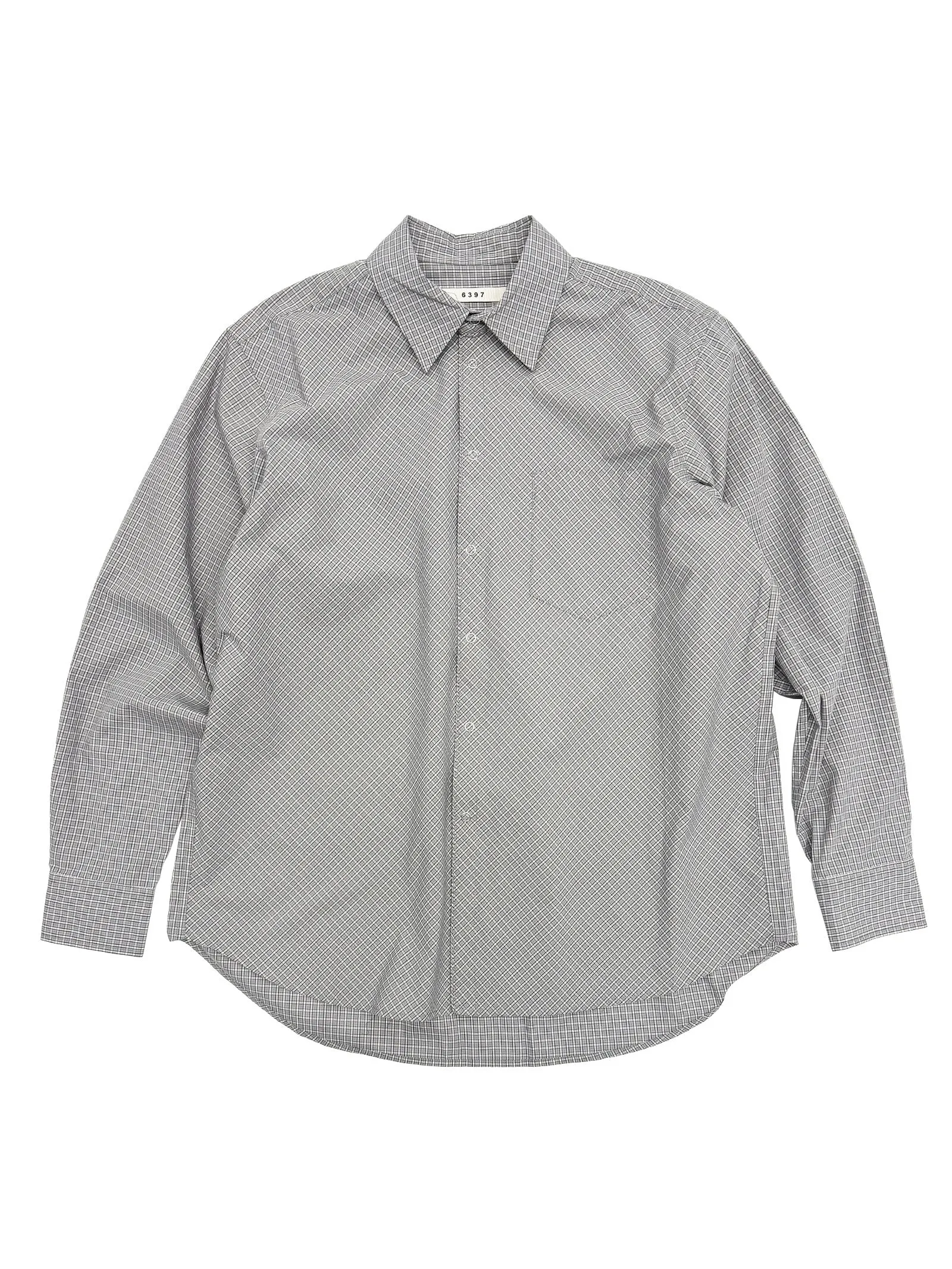 Ring Snap Shirt in Grey Plaid