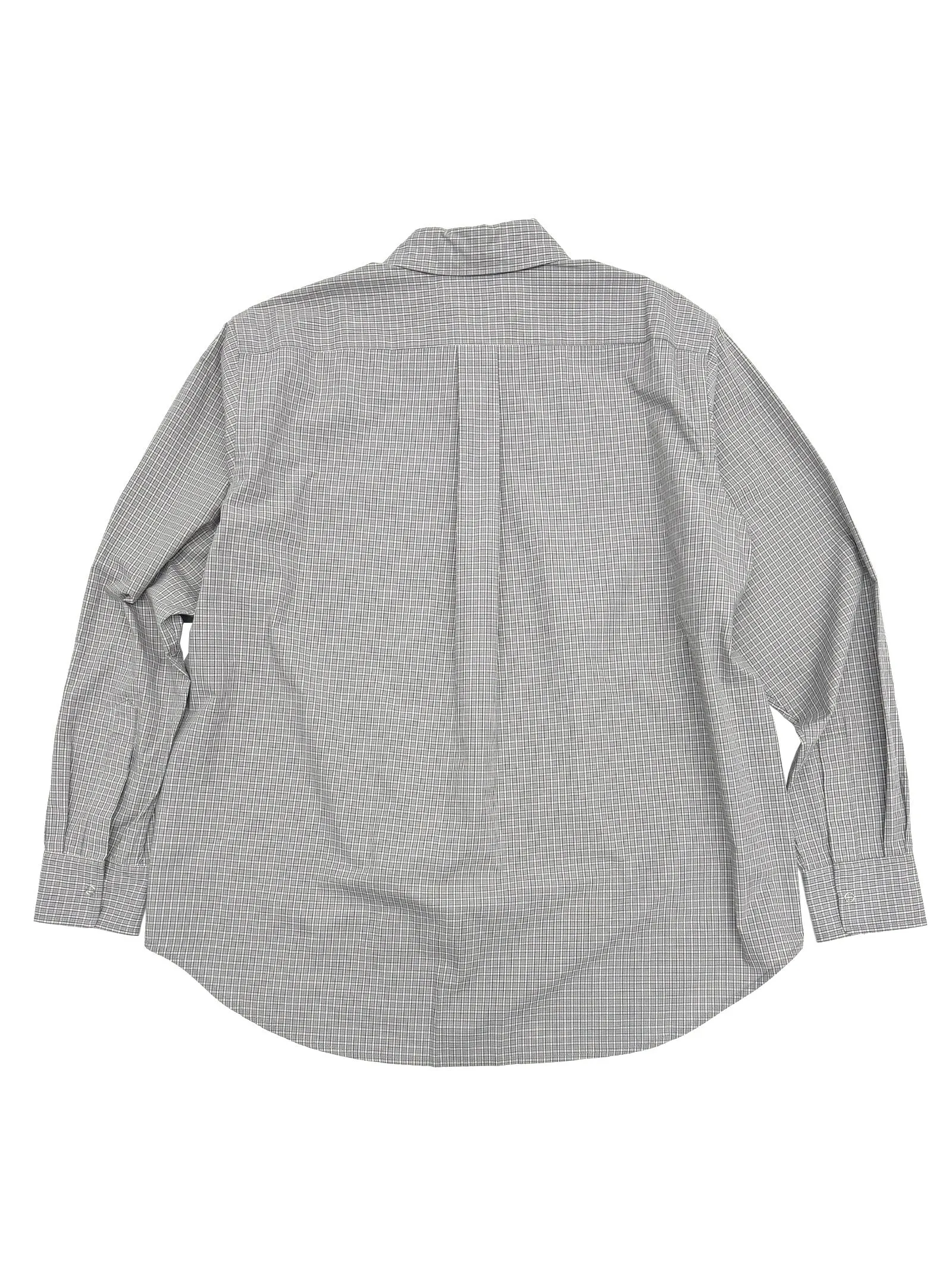Ring Snap Shirt in Grey Plaid