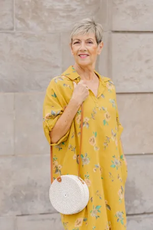 Round Rattan Purse