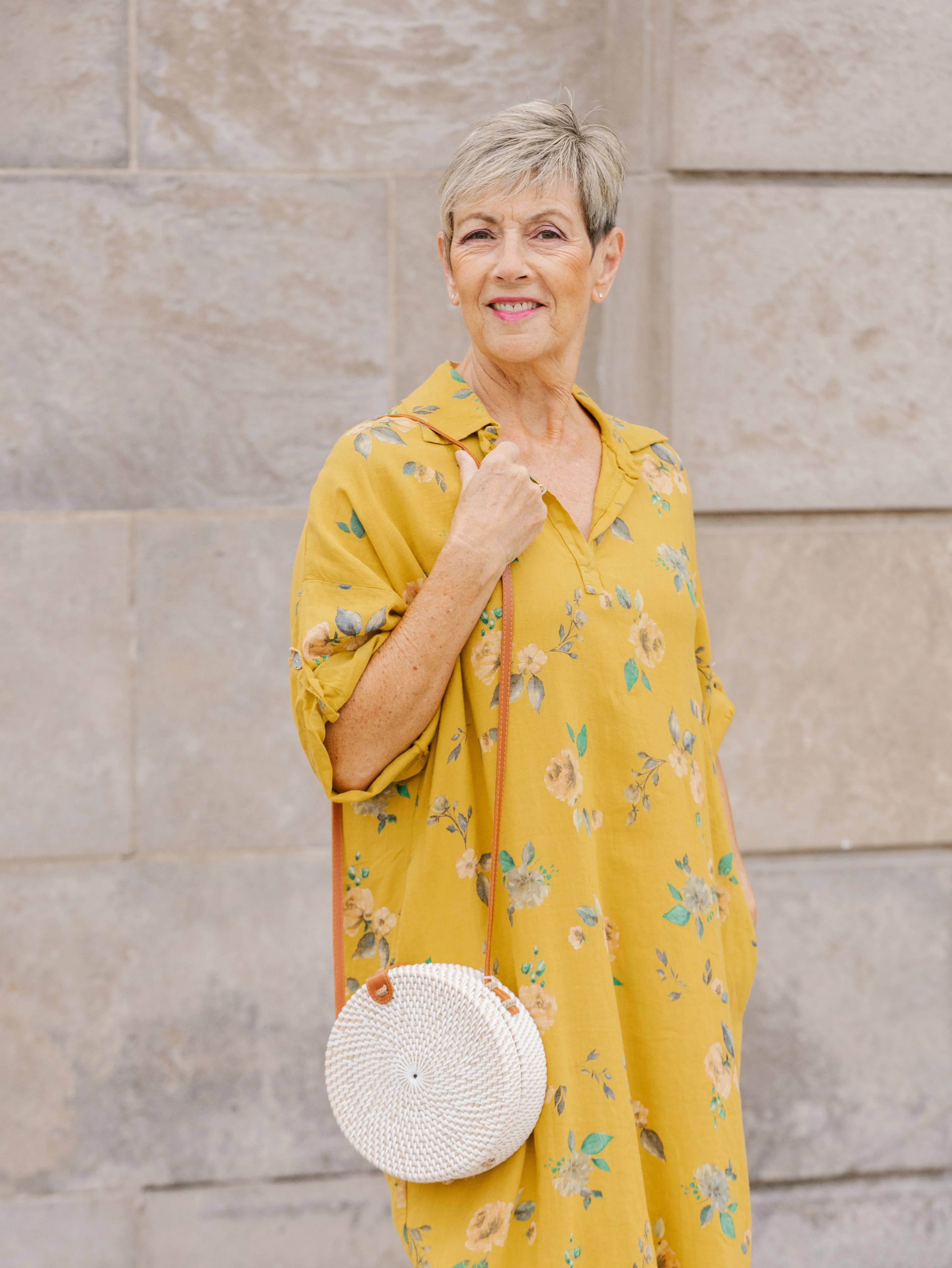 Round Rattan Purse