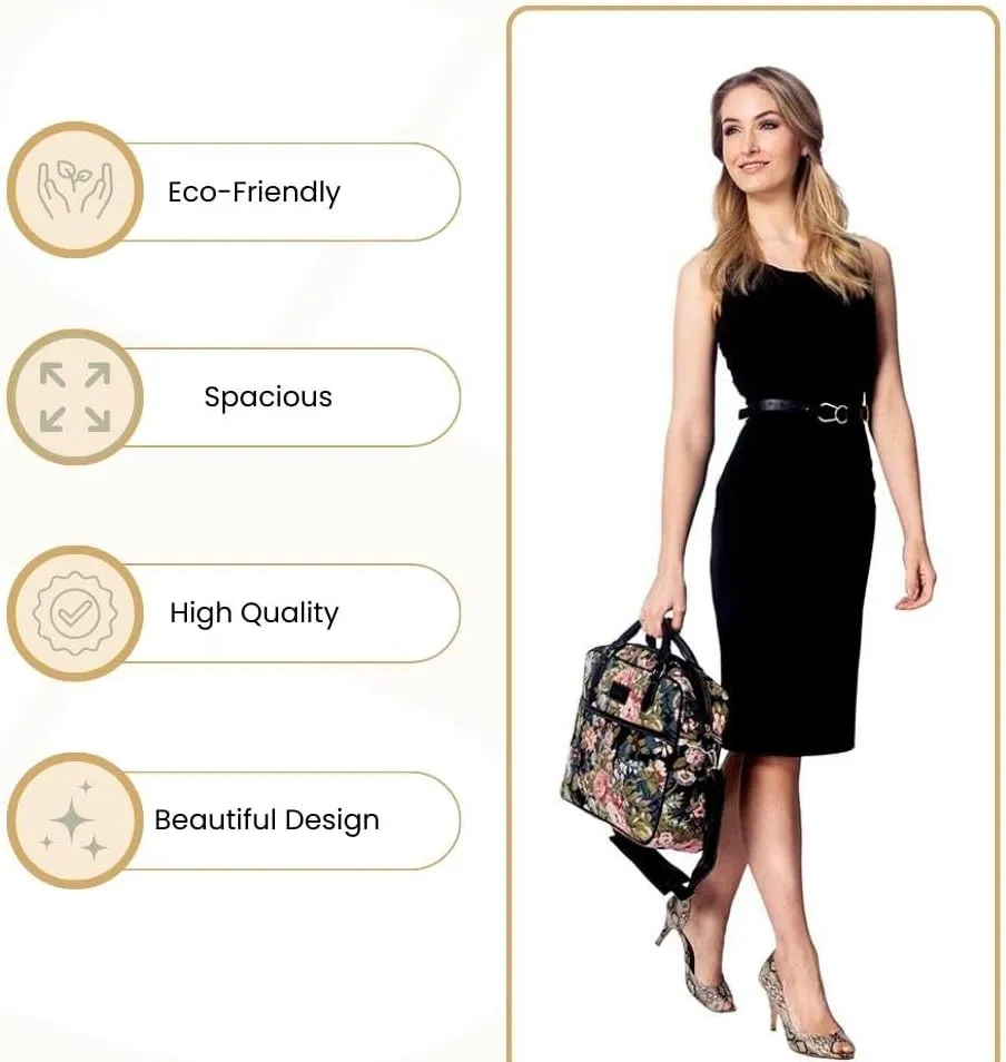Signare Tapestry Laptop bag Computer Messenger bag Briefcase for Women