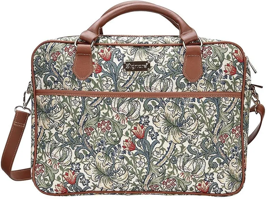 Signare Tapestry Laptop bag Computer Messenger bag Briefcase for Women