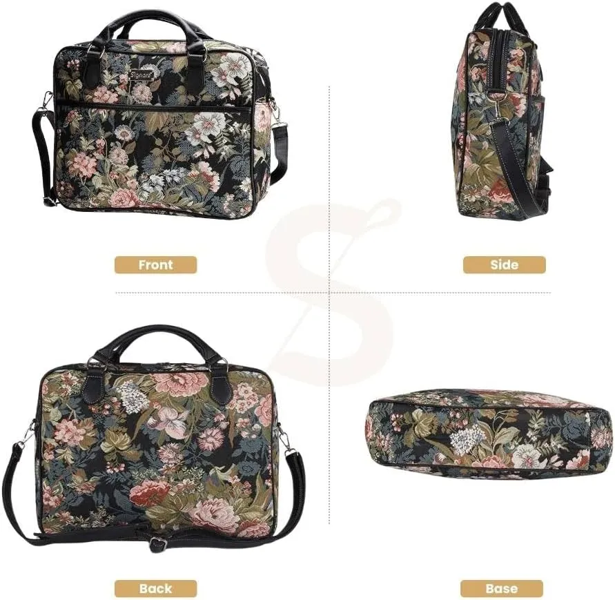 Signare Tapestry Laptop bag Computer Messenger bag Briefcase for Women