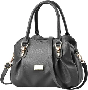 Soft Vegan Leather Handbag for Women Fashion Shoulder Crossbody Bag Large Totes Elegant Handbag Casual Purse