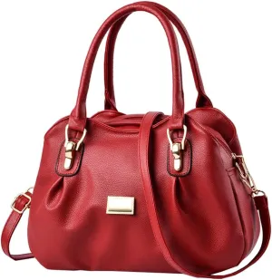 Soft Vegan Leather Handbag for Women Fashion Shoulder Crossbody Bag Large Totes Elegant Handbag Casual Purse