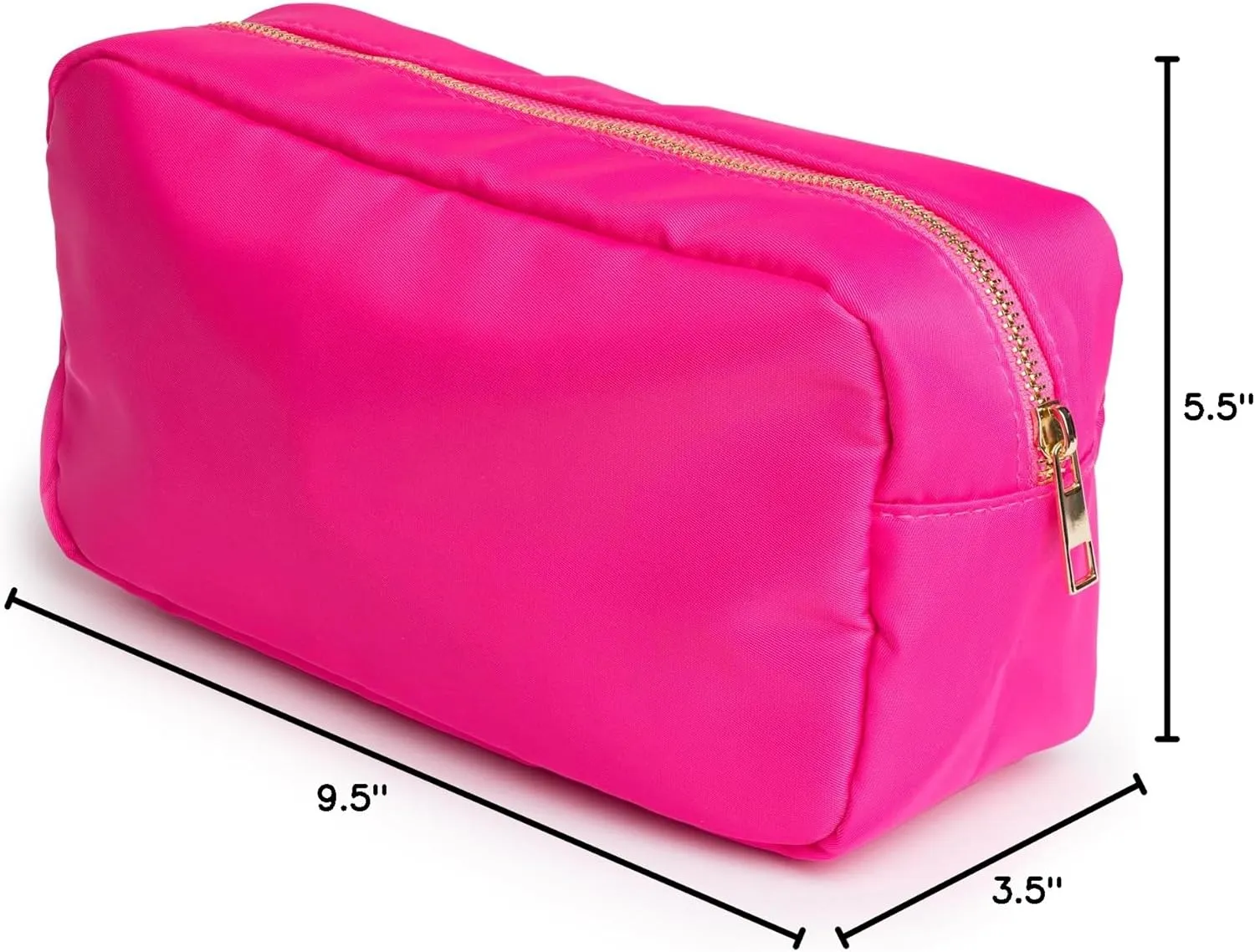 Stoney Clover Dupe Cosmetic Bag - (Hot Pink, Large)
