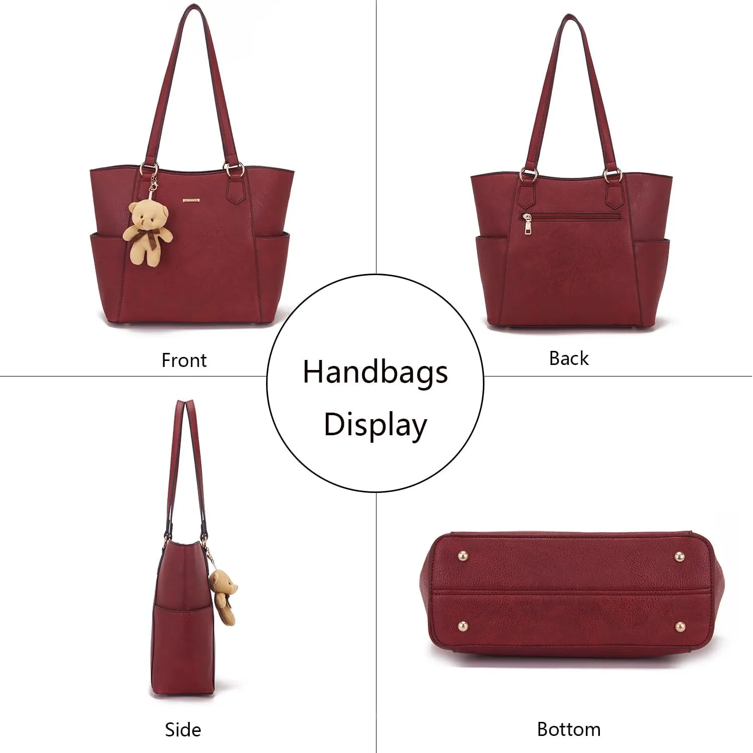 Tote Handbags for Women Purse and Wallet Set Large Shoulder Bags Crossbody Purses Satchel