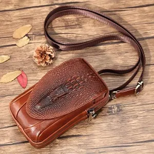 Waist Pack Men's Genuine Leather Belt Bag Multi-Function Mini Shoulder Bags Clear Fanny Pack Designer Waist Bag Belt Phone Pouch Purse