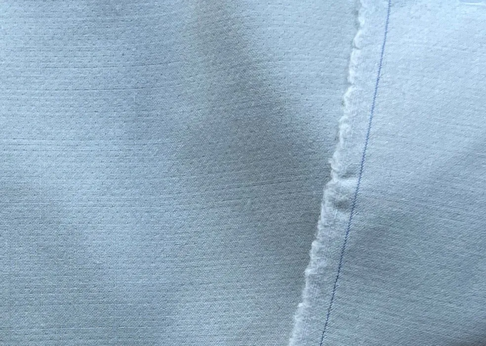 Whispy Baby Blue Stretch Wool Coating (Made in Italy)