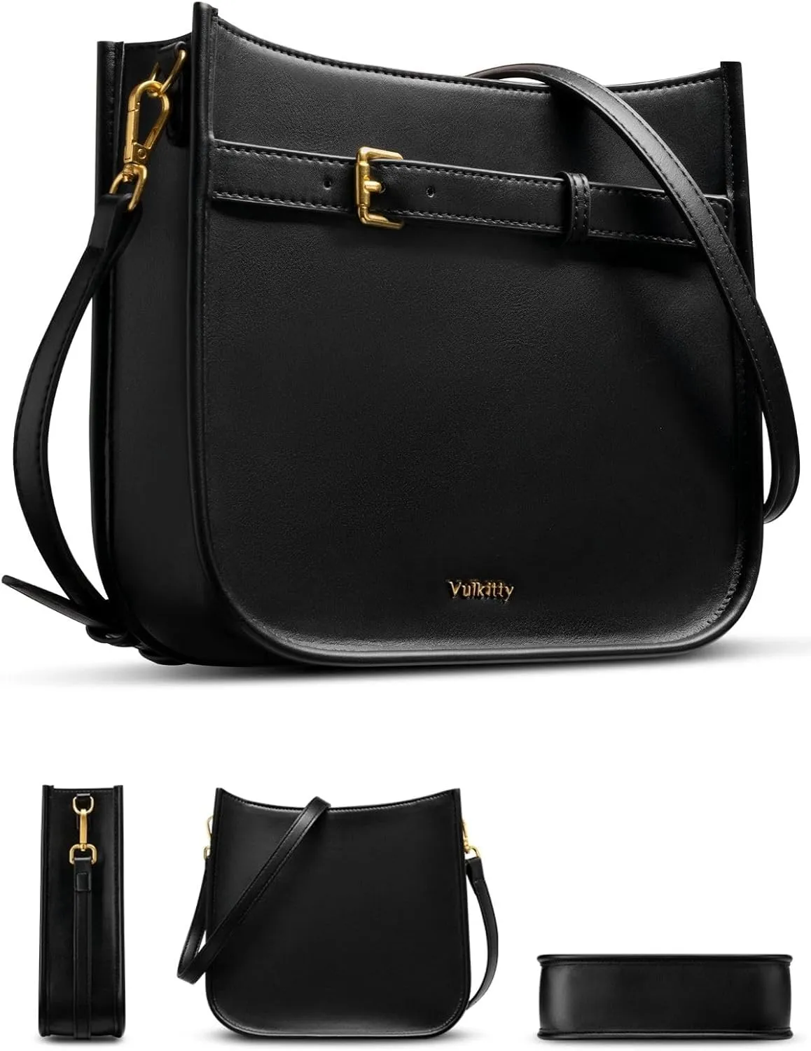 Women's Shoulder Bag Handbags Soft Leather Hobo Crossbody Bag Shoulder Purse for Women with Adjustable Strap