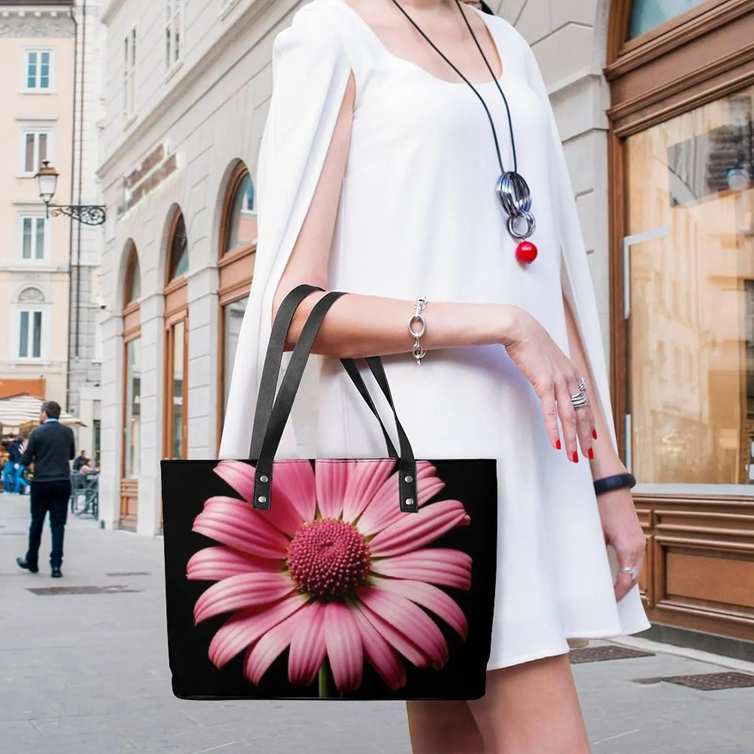 Womens Shoulder Bag, Large Shoulder Bags Casual Handbags, Large Capacity PU Leather Shopping Work Bag